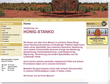 Tablet Screenshot of honig-stanko.de